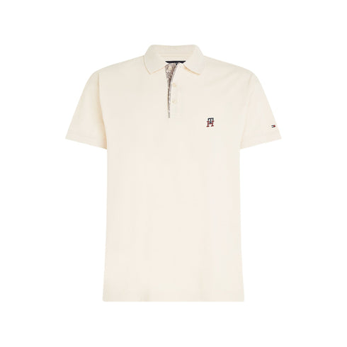 Polo Uomo con bordino logato Stone Tommy Hilfiger- Francavilla Moda